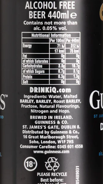 Guinness 0.0 Alcohol Free Stout view 3