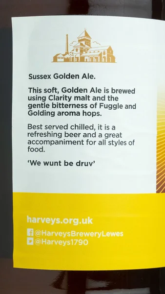 Harvey's Olympia Golden Ale view 3