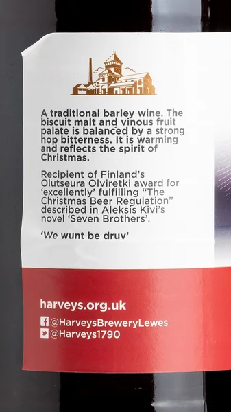 Harvey's Christmas Ale view 3