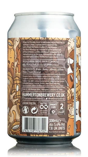 Hammerton Brewery Crunch Peanut Butter Milk Stout view 2