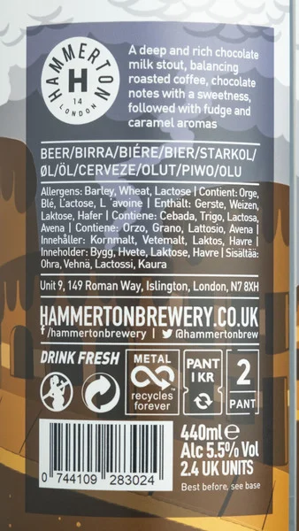 Hammerton Brewery City of Cake Stout view 3