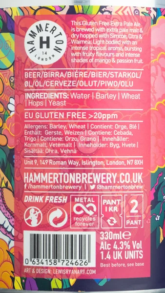 Hammerton Brewery Panama Creature XPA view 3