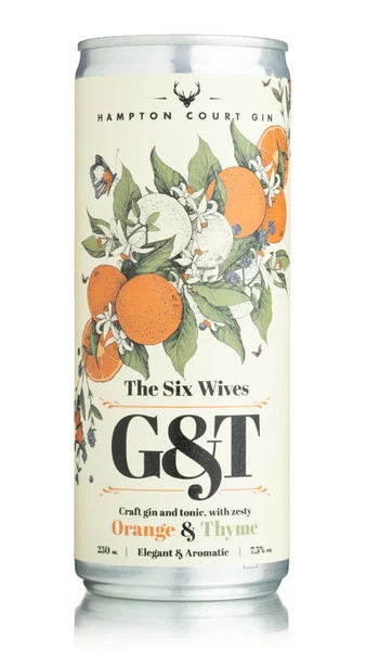 Hampton Court Gin The Six Wives G&T Can NV