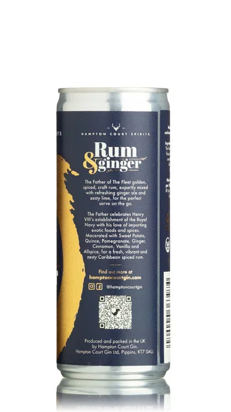 Hampton Court Spirits The Father Rum & Ginger Ale Can NV view 2