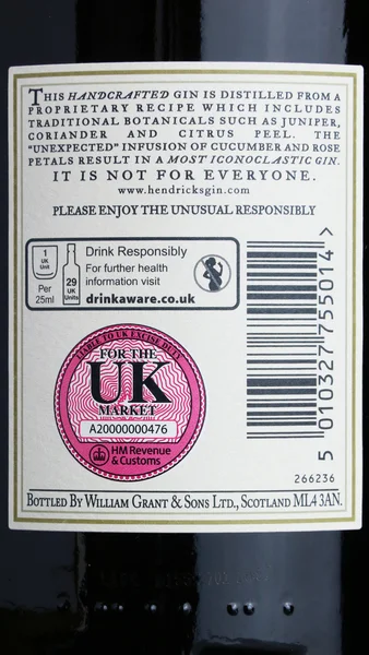 Hendrick's Gin view 3