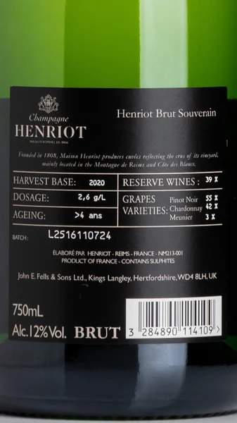 Champagne Henriot Brut Souverain NV view 3