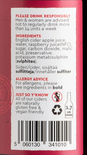 Hogan's Got Anything Fruity Raspberry Cider view 4