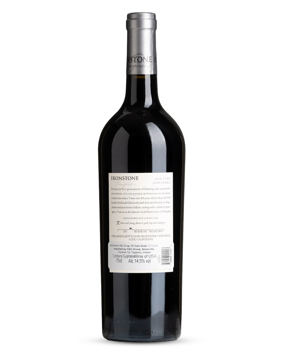 Ironstone Old Vine Zinfandel 2021 view 2