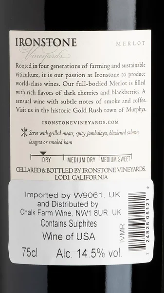 Ironstone Merlot 2021 view 3