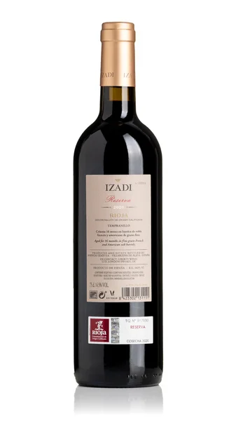 Izadi Rioja Reserva 2020 view 2