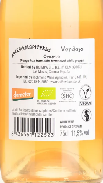 Ancestralopitekus Orange Verdejo 2024 view 3