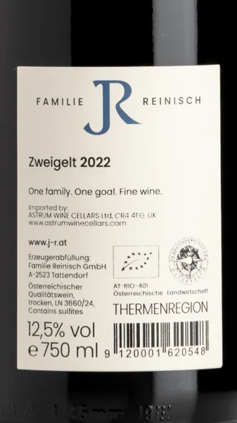 Familie Reinisch Zweigelt 2023 view 3