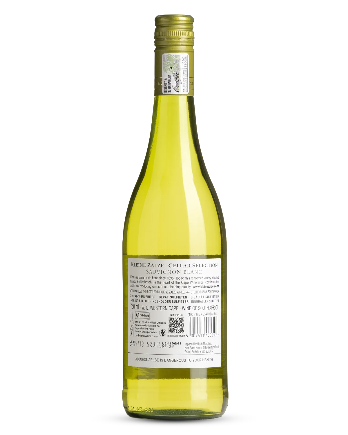 Kleine Zalze Cellar Selection Sauvignon Blanc 2024 view 2