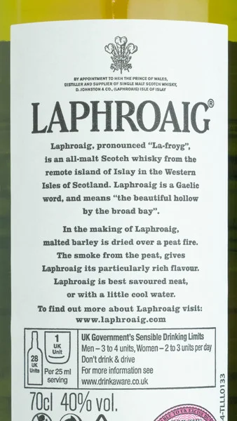 Laphroaig 10 Year Old Islay Single Malt view 3