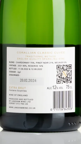 Langham Estate 'Corallian' Classic Cuvée NV view 3