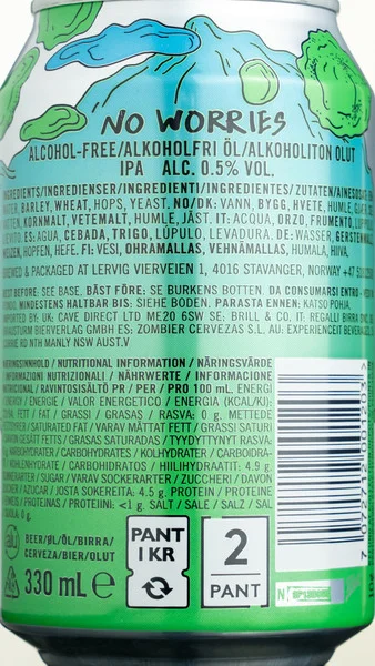 Lervig No Worries Alcohol Free IPA view 3