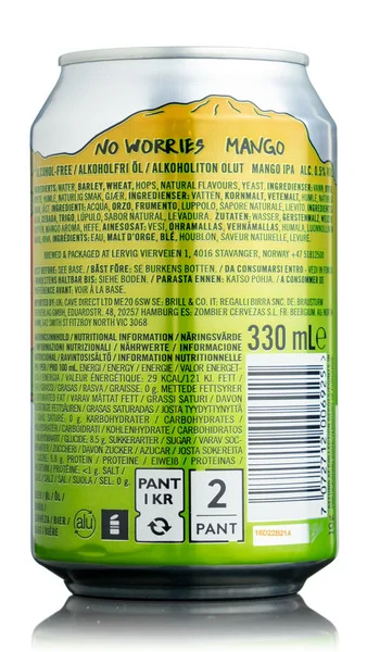 Lervig No Worries Mango Alcohol Free IPA view 2