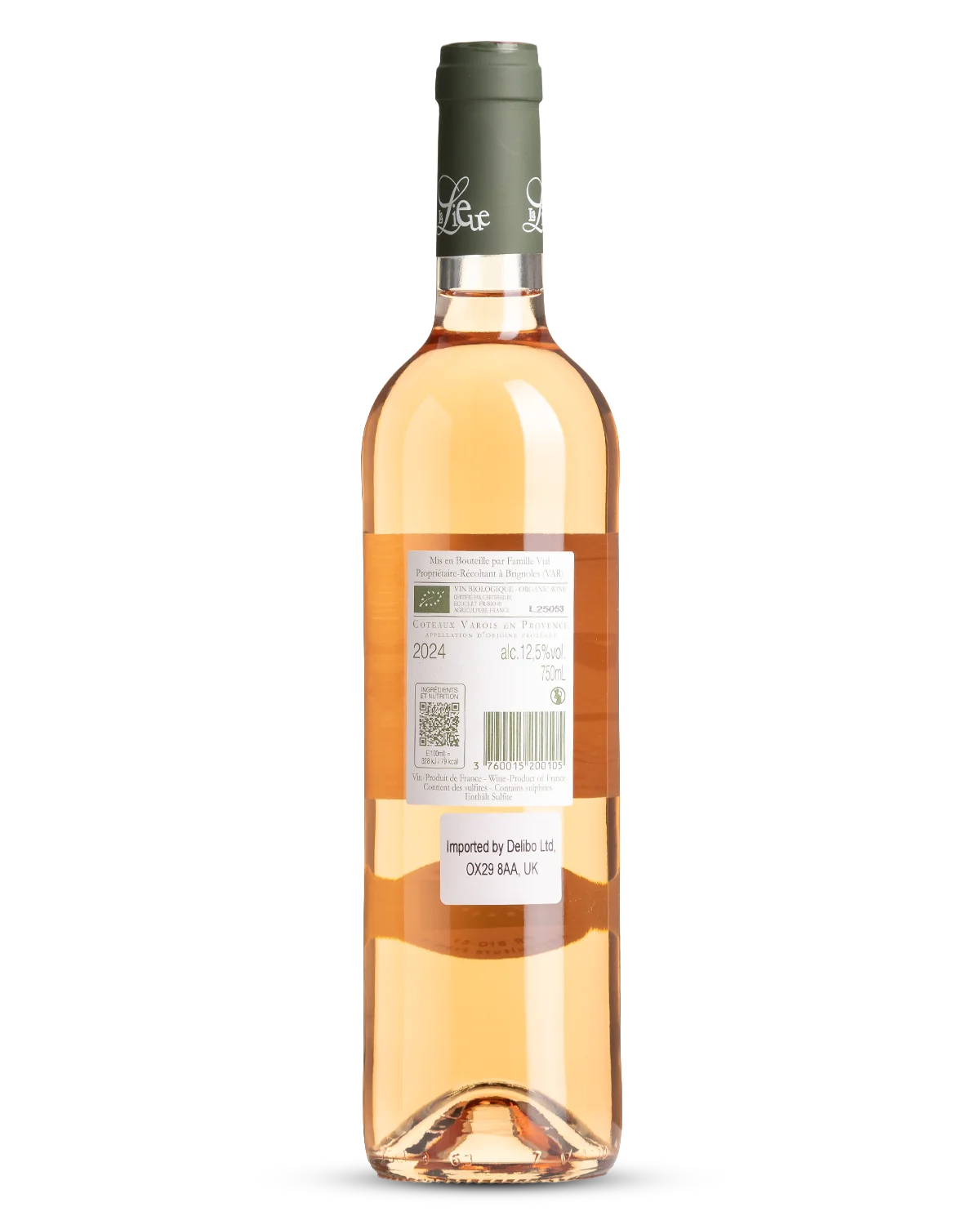 Chateau La Lieue Provence Rosé 2025 view 2