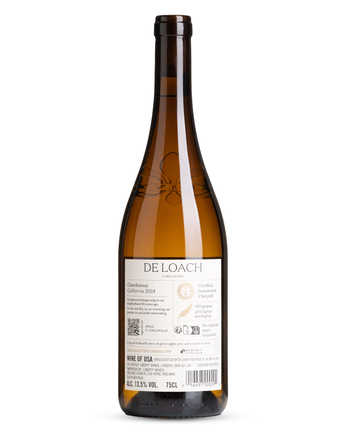 De Loach Heritage Reserve Chardonnay 2024 view 2