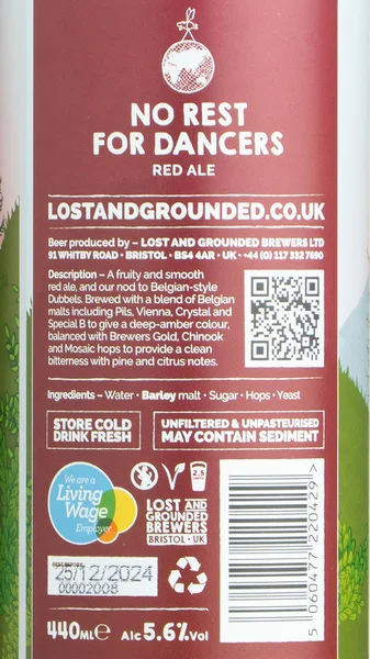 Lost & Grounded No Rest for Dancers Red Ale view 3
