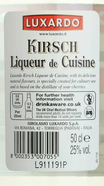 Luxardo Kirsch Liqueur de Cuisine view 3