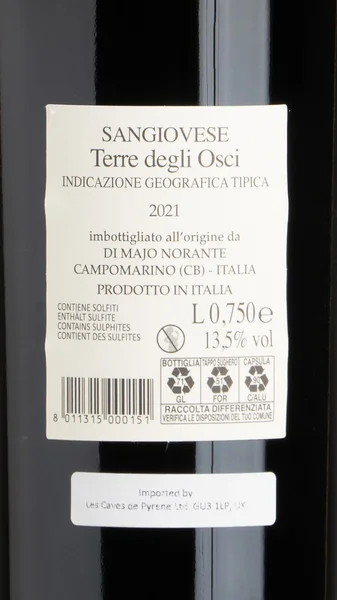 Di Majo Norante Sangiovese 2021 view 3