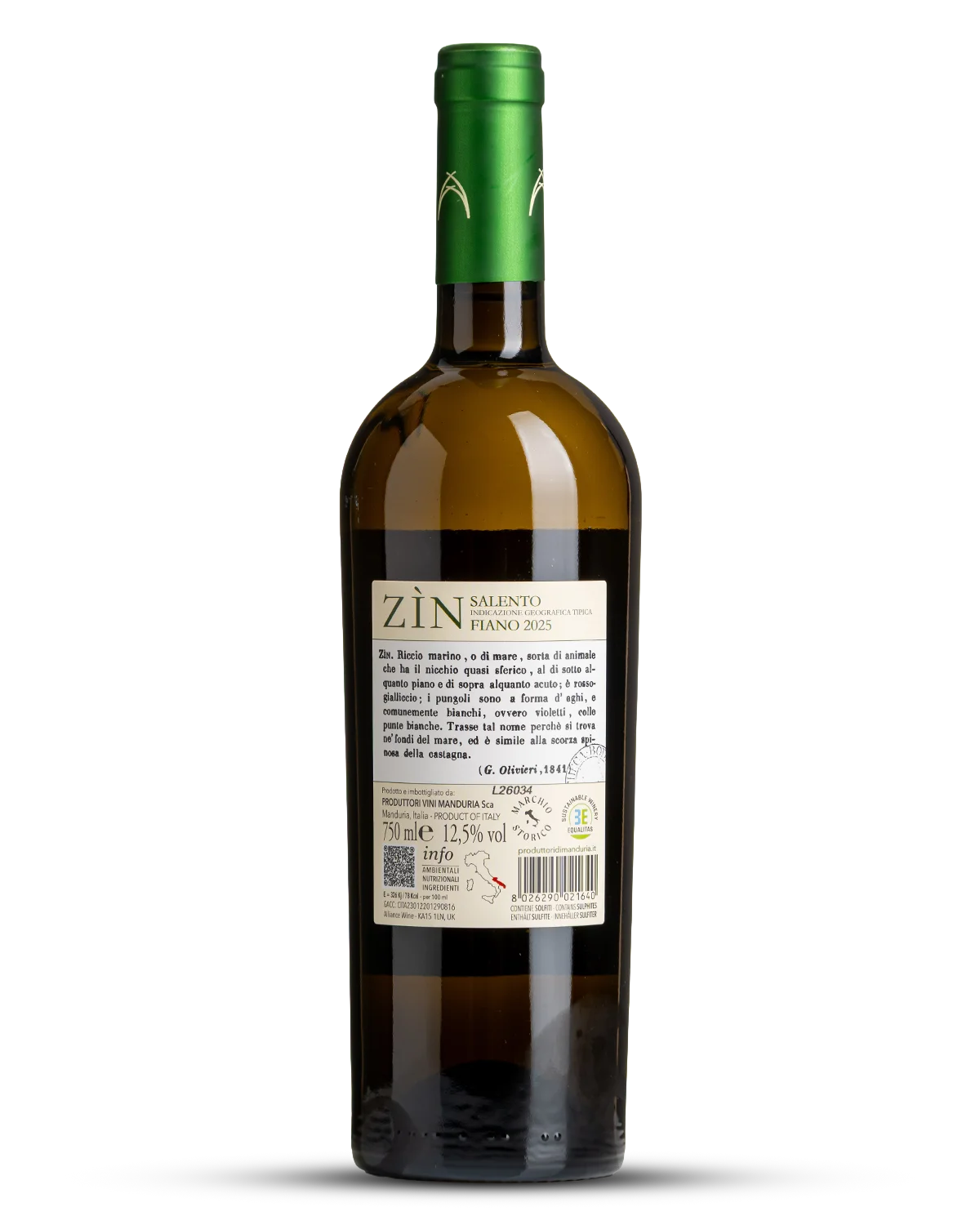 Zìn Fiano, Salento 2025 view 2