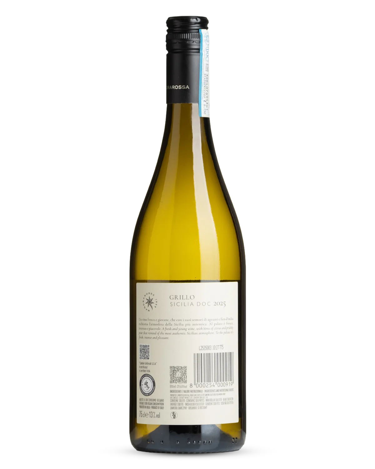 Mandrarossa Grillo 2025 view 2