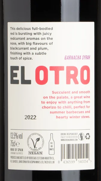 El Otro Tinto 2024 view 3