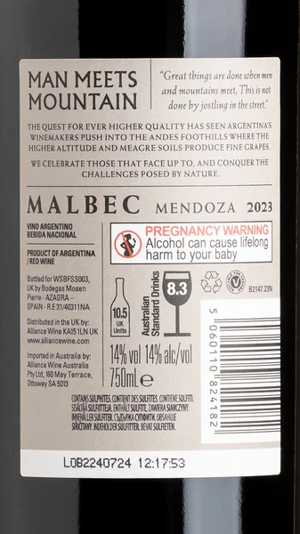 Man Meets Mountain Malbec 2024 view 3