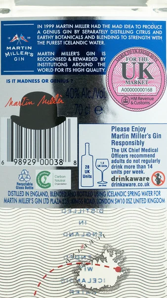 Martin Millers Gin view 3