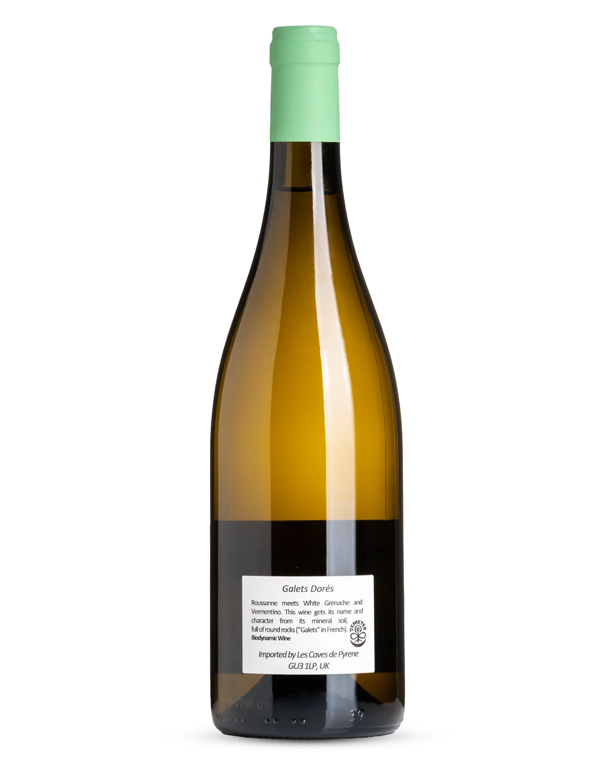 Château Mourgues du Gres 'Galets Dores' Blanc 2024 view 2