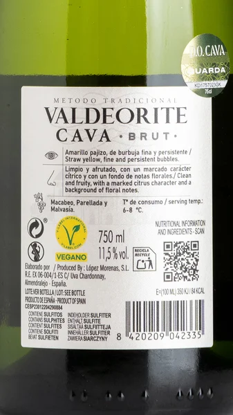 Valdeorite Cava Brut NV view 3