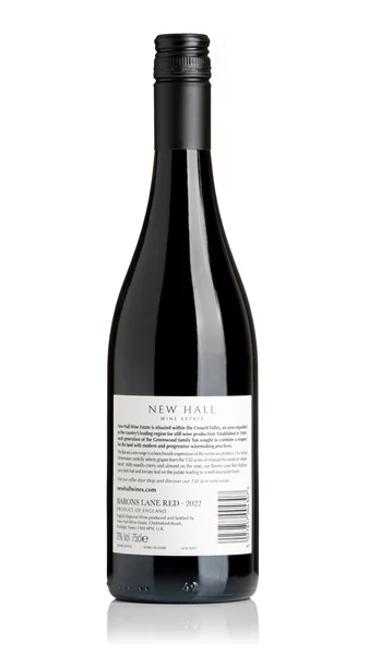 New Hall Wine Estate, Barons Lane Red 2022 view 2