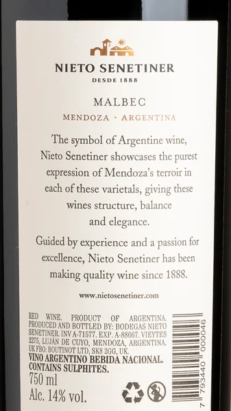 Nieto Senetiner Malbec 2025 view 3