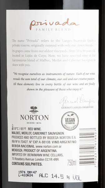 Norton Privada Family Blend 2023 view 3
