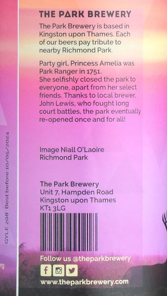 Park Brewery Amelia Pale Ale view 4