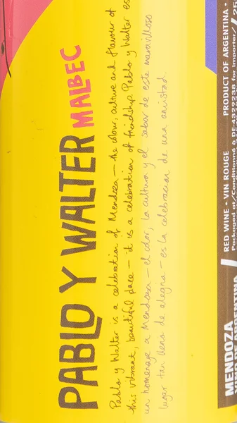Pablo Y Walter Malbec 25cl Can 2024 view 3