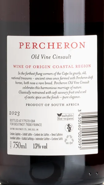 Percheron Old Vine Cinsault 2024 view 3