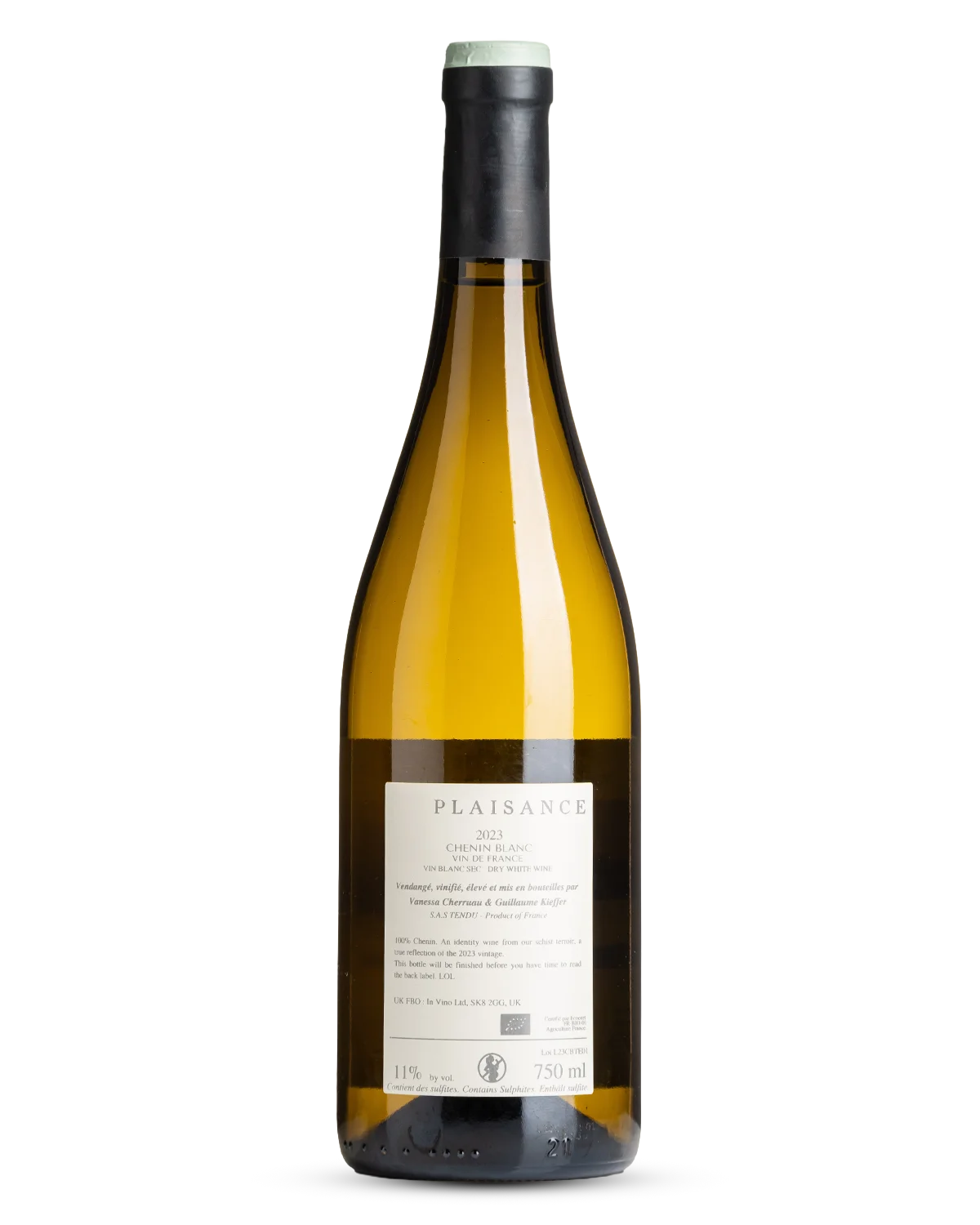 L'Anjou Blanc, Château de Plaisance 2023 view 2