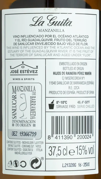 La Guita Manzanilla - Half Bottle NV view 3