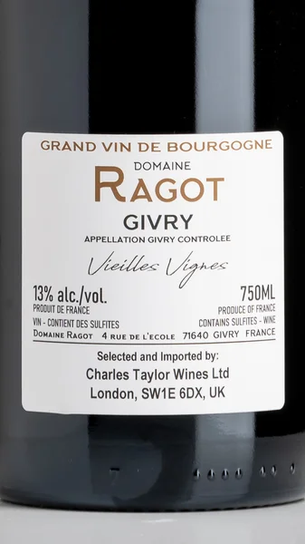 Givry Vieilles Vignes, Domaine Ragot 2021 view 3