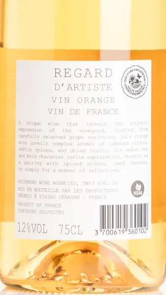 Regard d'Artiste Orange Vin de France 2024 view 3
