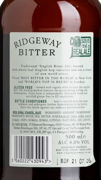 Ridgeway Bitter view 3