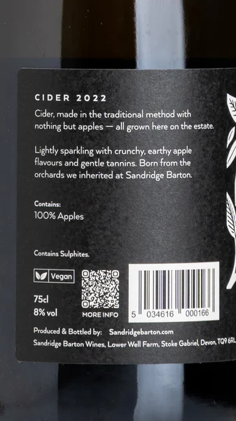 Sandridge Barton Cider view 3