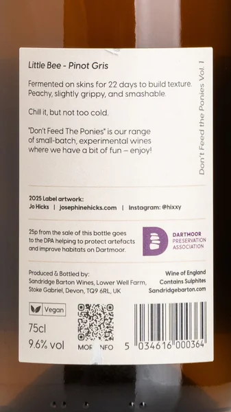 Sandridge Barton Little Bee Skin Contact Pinot Gris 2024 view 3
