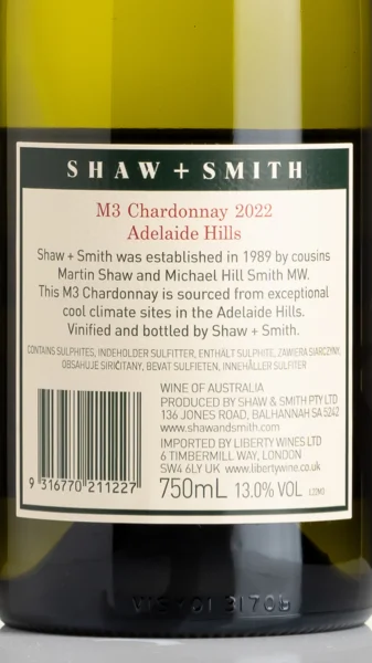 Shaw + Smith M3 Chardonnay, Adelaide Hills 2023 view 3