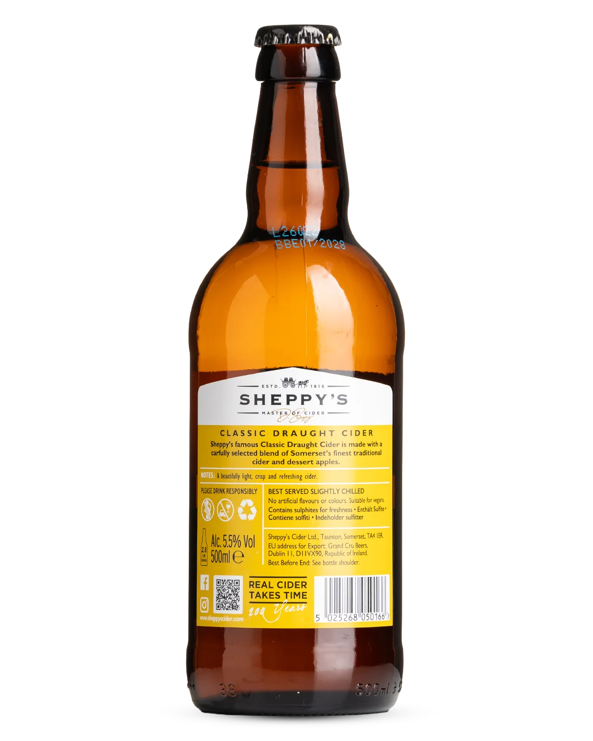 Sheppy's Classic Draught Cider view 2