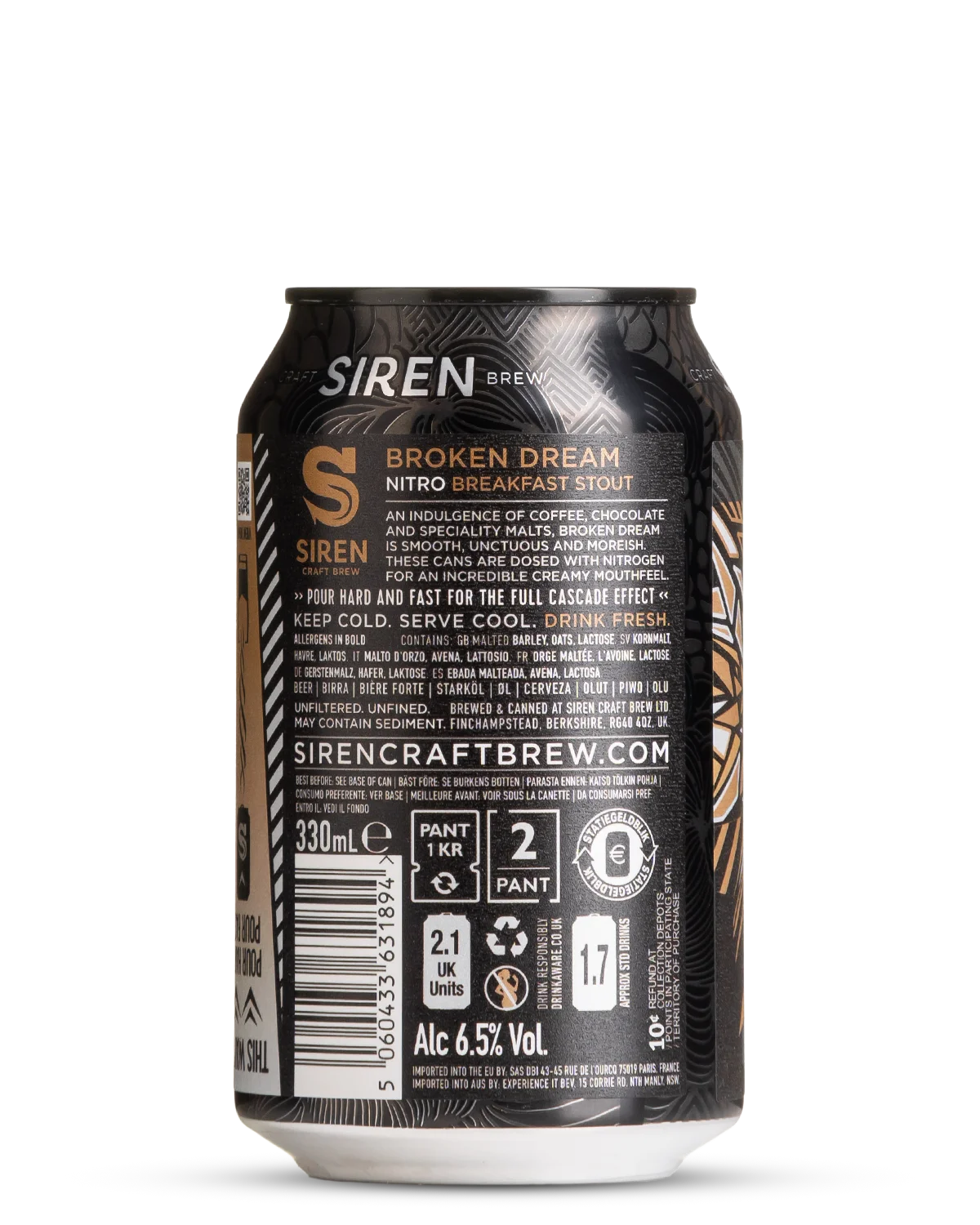 Siren Broken Dream Breakfast Stout - 33cl view 2