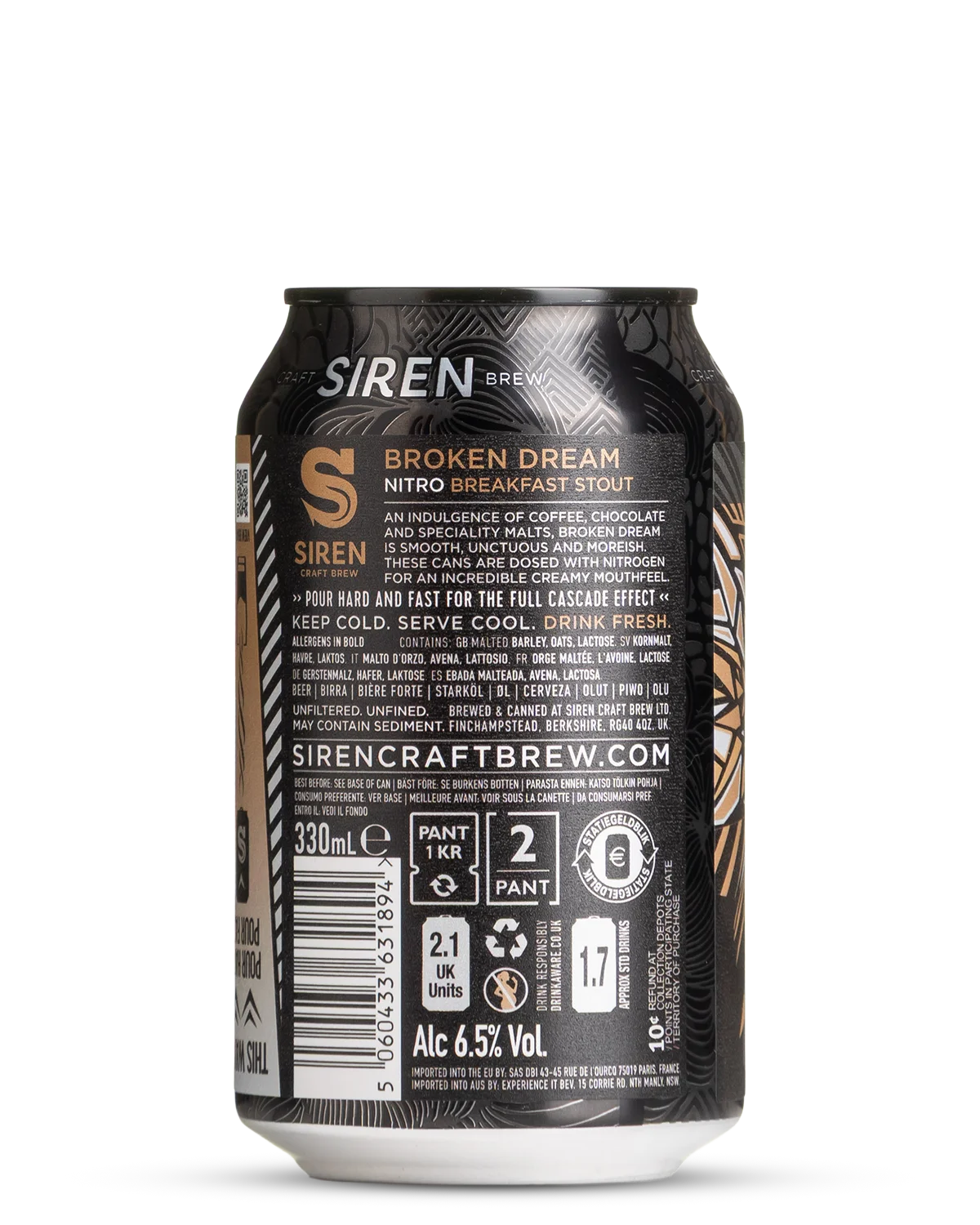 Siren Broken Dream Breakfast Stout - 33cl view 2
